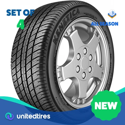 Set of (4) New P 225/60R16 Kenda Kenetica KR17 98H - Image 1 of 2