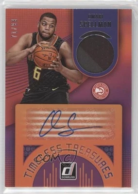 2018-19 Panini Donruss /99 Omari Spellman #TT-OSM Rookie Auto RC - Image 1 of 2