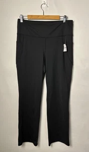 J.Jill Performance Pants Womens Medium Petite Black High-Rise Bootcut Pockets - Picture 1 of 11