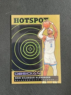 Shai Gilgeous Alexander 2024-25 Panini Obsidian Hotspot Bronze /60 #14 - Image 1 of 2