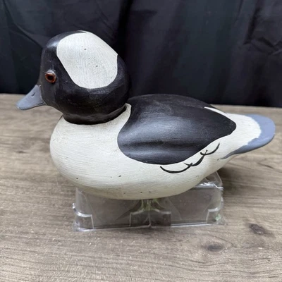 Duck Decoy BUFFLEHEAD Duxbury Decoys J.P. Selmants handcarved Glenn Bryant 1991 - Image 1 of 4
