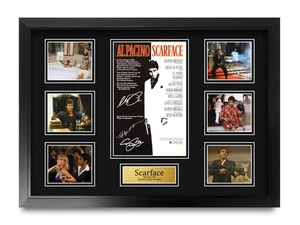 Scarface Ideal Gift Printed Framed Autograph Picture to Movie Memorabilia Fans - Picture 1 of 59