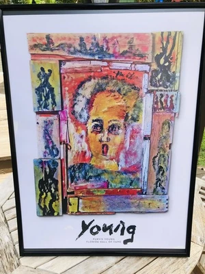 Outsider Artist Purvis Young of Overtown Posters Larry Clemmons 721 Museum Stamp - Image 1 of 4