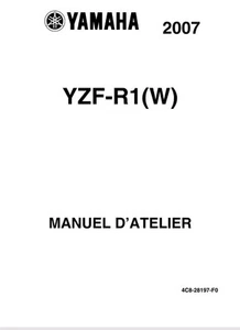 MANUAL REVISIÓN TALLER REPARACIÓN PDF YAMAHA YZF-R1 2007 - Imagen 1 de 1