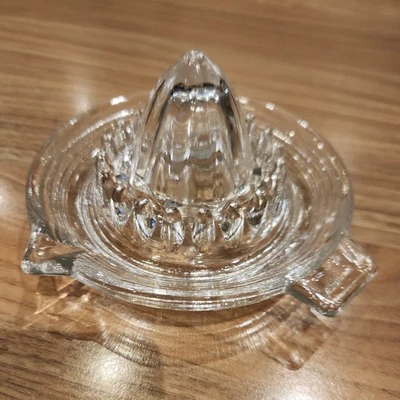 Vintage Glass Lemon Citrus Orange Squeezer Juicer #5 - Image 1 of 4