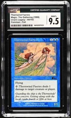 THORNWIND FAERIES Urza's Legacy Foil C CGC 9.5 MTG [Nostalgium] - Image 1 of 2