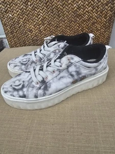 Roxy Sheilahh Shoe - Black / White Fade Used Y2K Chunky Sole - Picture 1 of 6