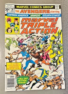 The Avengers Starring in Marvel Triple Action - #36  *C078 - Picture 1 of 1