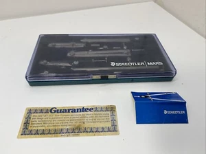 Vintage Staedtler Mars Superbow Jet Set Drawing Instrument Compass Set Germany - Picture 1 of 14