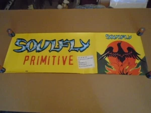 RARE PROMO Soulfly 2 SIDED POSTER Primitive sepultura DEFTONES Slipknot SLAYER ! - Picture 1 of 4