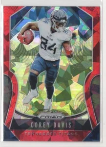 2019 Panini Prizm Red Ice Corey Davis Tennessee Titans #160 - Picture 1 of 2