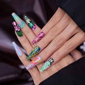 Jungle Story| Handcrafted with Mastery |New Trend for Fashionable Fingertips - Picture 1 of 10