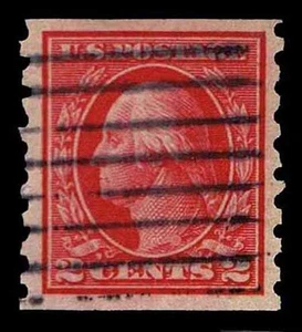 US.#413 USED .02c WASH & FRANKLIN COIL ISSUE OF 1912 - VF - $25.00 (ESP#6904) - Picture 1 of 1