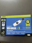 Linksys WUSB54GC Compact Wireless-G USB Network Adapter, Brand New 