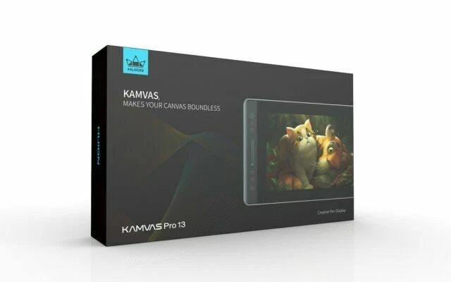 Huion Kamvas Pro 13 Graphics Tablet with Pen - Black