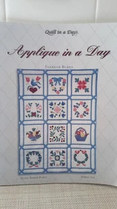 Vintage 1994 Quilt Block Party Book by Eleanor Burns Quilt in a Day Series Six - Picture 1 of 11