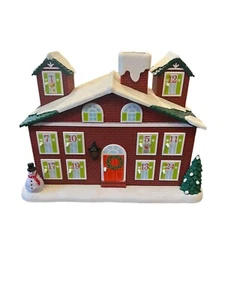 Avon Countdown to CHRISTMAS Advent Calendar House Animated Lighted Musical - Picture 1 of 4