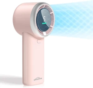Portable Fan Handheld, Mini Fan High Speed Cooling, Fan 5 Speed, 10 Hour Battery - Picture 1 of 5