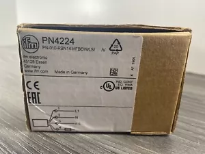 Nuevo sensor de presión IFM EFECTOR PN-010-RBN14-HFBOW/LS PN4224 90-240VAC 145PSI - Imagen 1 de 11