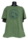 NEW Redington Fly Fishing T Shirt Front Graphic Fish Green Size 2XL New With Tag