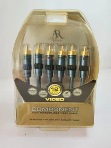 AR Gold Plate Component Video Cable (AP092) 12' Performance Series - NEW - Picture 1 of 1