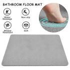 Anti Slip Loofah Shower Rug Bathroom Bath Mat Carpet Water Drains Nonslip PVC UK