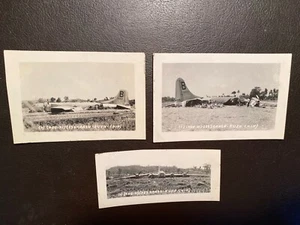WW II era photos - B-29 crash  Aug 21 (332 crash- Kueh Chih) 768 Bomb Squadron - Picture 1 of 2