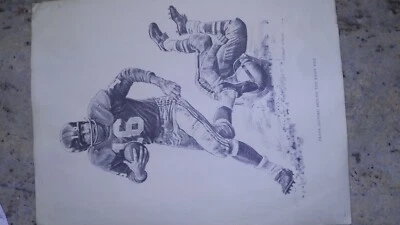 Impresión Robert Riger de Frank Gifford  Foto 1 de 4