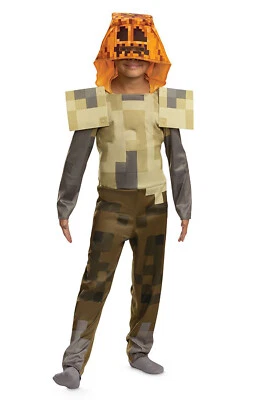 Mono clásico con capucha Husk Jack O'Lantern disfraz infantil Foto 1 de 2