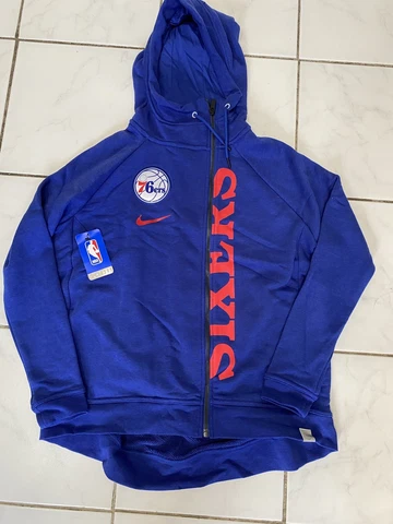 WOMENS Nike Philadelphia 76ers SIXERS NBA Hoodie JACKET M NWT Cover
