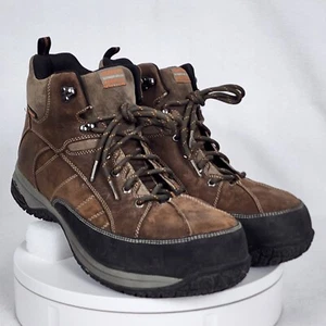 Dunham Lawrence Brown Leather Waterproof Boots New Balance Men's 15M - Picture 1 of 21