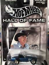 HOT WHEELS LEGENDS HALL OF FAME CARROLL SHELBY AC COBRA 427 S/C  REAL RIDERS #1