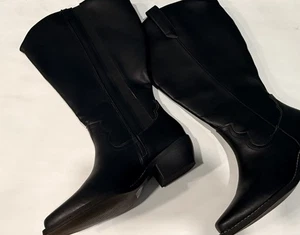 🔥 Torrid Western Kniestiefel 6,5 WW - extra weite Wade, Snip Toe, neu mit Etikett 🔥 - Bild 1 von 10