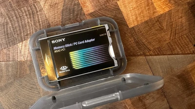 Used Sony MSAC-PC1 Memory Stick PCMCIA Card Adapter – Retro Sony Media Accessory - Image 1 of 2