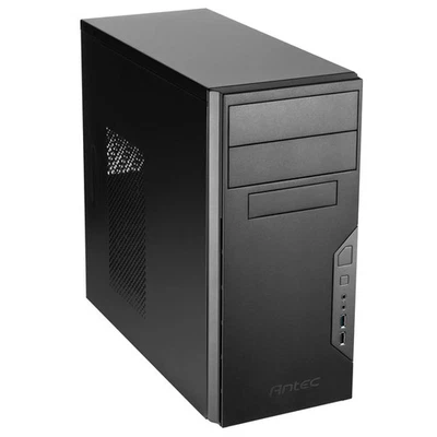 ANTEC VSK-3000B-U3/U2 Case, Home & Business, Black, Micro Tower, 1 x USB 3.0 / 1 - Image 1 of 4