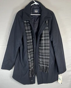 Men’s Dockers Coat With Scarf Size LT NWT  - Picture 1 of 5