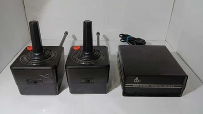 Atari 2600 Wireless Remote Control Joysticks & Receiver, FULLY TESTED, SEE VID! - Image 1 of 4