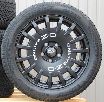 VW Bus T5 T6 6.1 Winterräder Alufelgen OZ Rally Racing Van schwarz Winterreifen - Bild 1 von 2