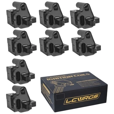Juego de 8 bobinas de encendido cuadradas para Chevy Silverado Avalanche Suburban Tah... Foto 1 de 4
