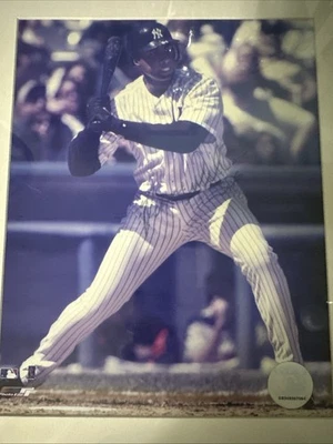 Fotografía 8x10 firmada por Bernie Williams enmarcada con certificado de autenticidad Foto 1 de 2