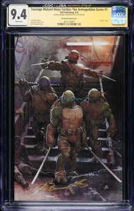 TMNT Armageddon Spiel #1 CGC x JSA 9.4 IDW 2022 signiert Björn Barends Virgin Var - Bild 1 von 2