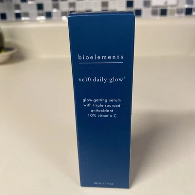 Bioelements VC10 Daily Glow 1 fl oz 30 mL Facial Serum NEW - Image 1 of 2