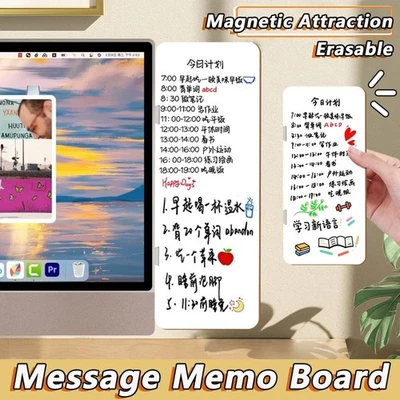 Daily Reminder Message Memo Board Magnetic Sticky Note Board  School Office - Image 1 of 4