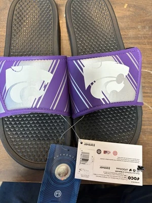 Zapatos sin cordones Kansas State Wildcats para hombre talla 9-10 Foto 1 de 3