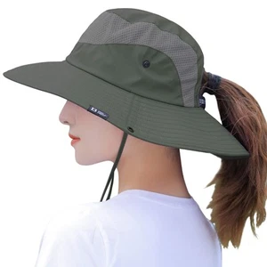 Women's Summer Sun Hat Wide Brim UV UPF50 Protection Hats Foldable Packable P... - Picture 1 of 7