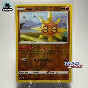 Solrock 069/159 Reverse Holo Pokemon TCG: Crown Zenith Card MINT SHIPPED TODAY! - Picture 1 of 2