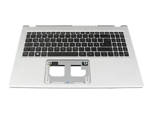 Acer NSK-RA11SC Original Tastatur inkl. Topcase DE (deutsch) schwarz/silber - Afbeelding 1 van 4