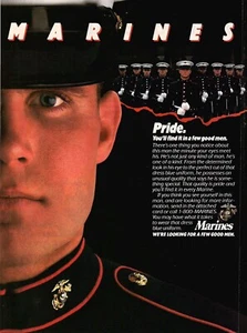 1980er US Marines VINTAGE DRUCK ANZEIGE - Bild 1 von 1