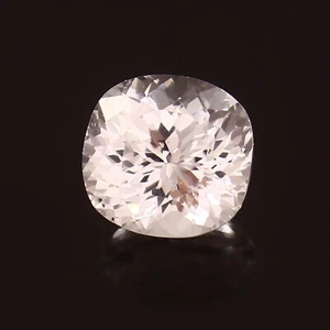 Piedra preciosa suelta de zafiro blanco de Ceilán impecable natural corte cojín 7,8 quilates/10x10 mm - Imagen 1 de 4