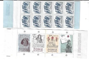 Sweden - Scott's # 1155a and #1505a MNH, complete booklets - Picture 1 of 2
